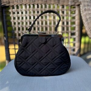 VERA BRADLEY MINI FRAME CROSSBODY CLASSIC BLACK